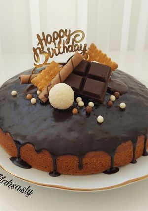 عکسی از دستور 💕 کیک تولد شکلاتی 😍