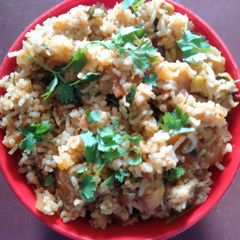 A picture of Vegetable Tawa Pulao.