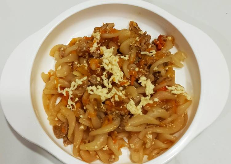 Pasta Fusilli Bolognese (Mpasi 8+)