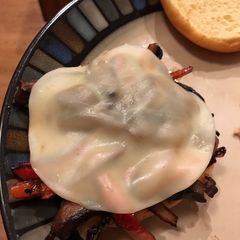 A picture of Portabella Cheese Steak.