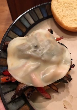 A picture of Portabella Cheese Steak.