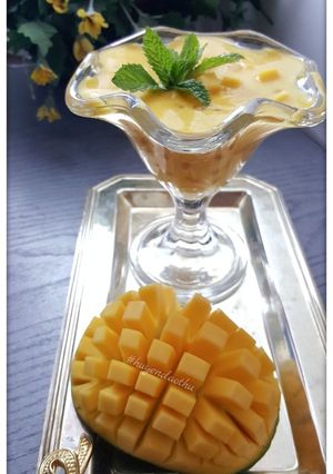 Hình của món Chè xoài trân châu.
