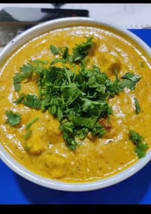 A picture of Paneer makhni.