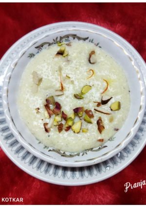 A picture of Samak Rice Kheer (Barnyard Payasam).