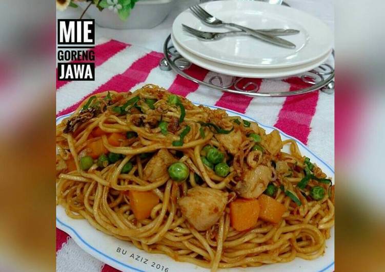 Cara Gampang Membuat 🍝 mie goreng jawa sederhana 🍝, Bisa Manjain Lidah