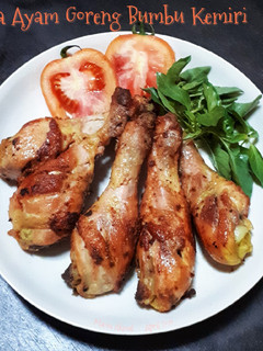 Foto resep Paha Ayam Goreng Bumbu Kemiri