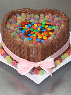 Una foto de Torta dulce corazón