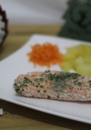 Foto de Salmão em papelotes