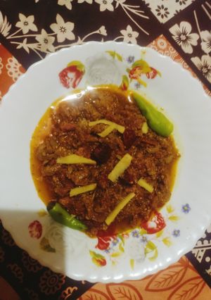 A picture of Mutton Shinwari karahi.