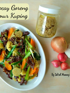 Foto resep Capcay Goreng Jamur Kuping (Bumbu Dasar Putih)