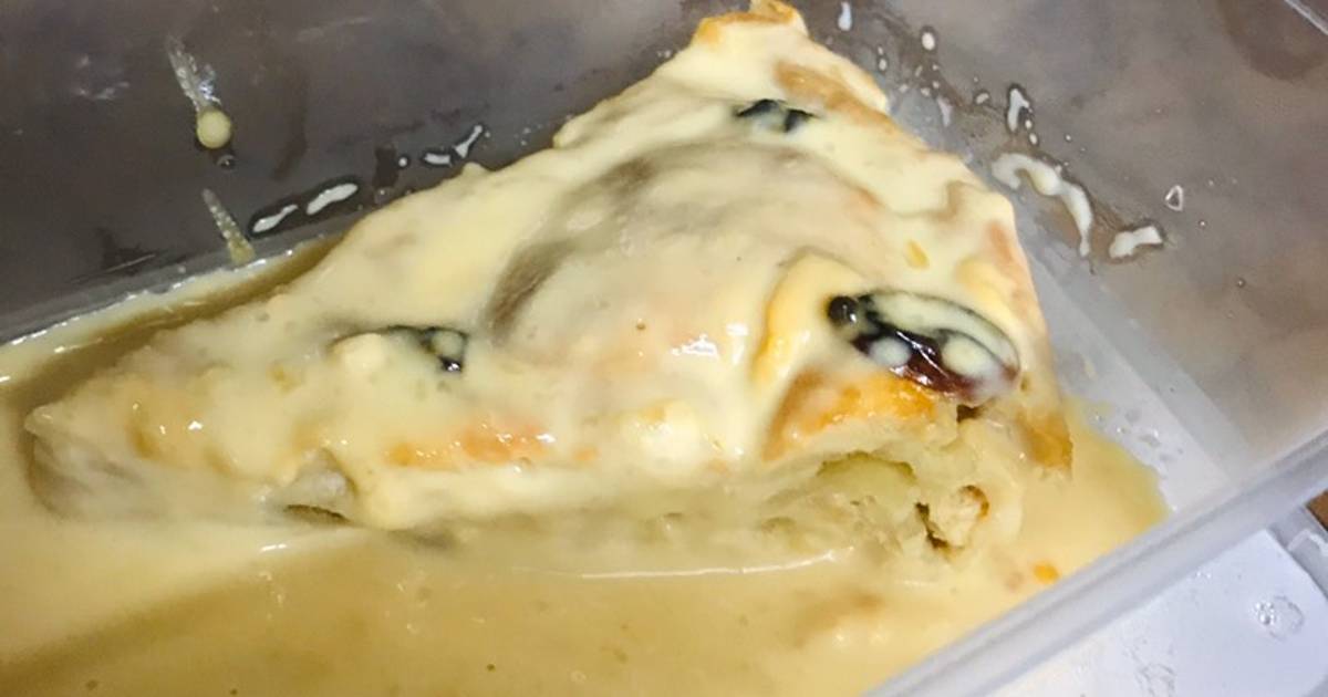 13 resipi puding roti sos kastard yang sedap dan mudah 