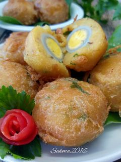 Foto resep Perkedel Kentang Isi Telur Puyuh