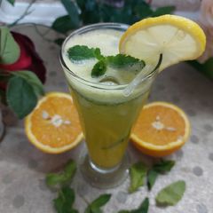 A picture of Orange Mint Margarita.