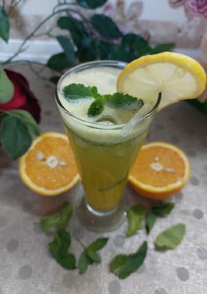 A picture of Orange Mint Margarita.