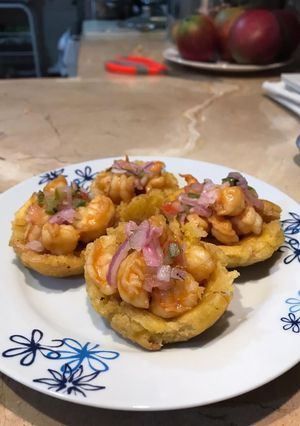 Una foto de Canastas de camarón 🍤😋