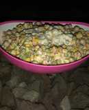 Ensalada de legumbres y choclo