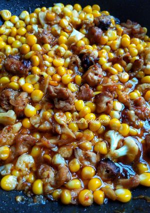 Foto resep Tumis jagung ayam
