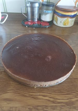 Una foto de Tarta de café saluble y cacao 🍰🍫