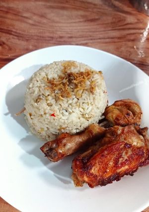 Foto resep Nasi liwet Teri Medan (Rice cooker)