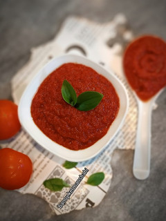 عکسی از دستور سس تند گوجه 🍅🍅