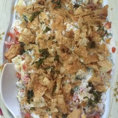 A picture of Simple dahi bhallay.
