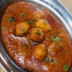 A picture of Restaurant-style Dum Aloo.