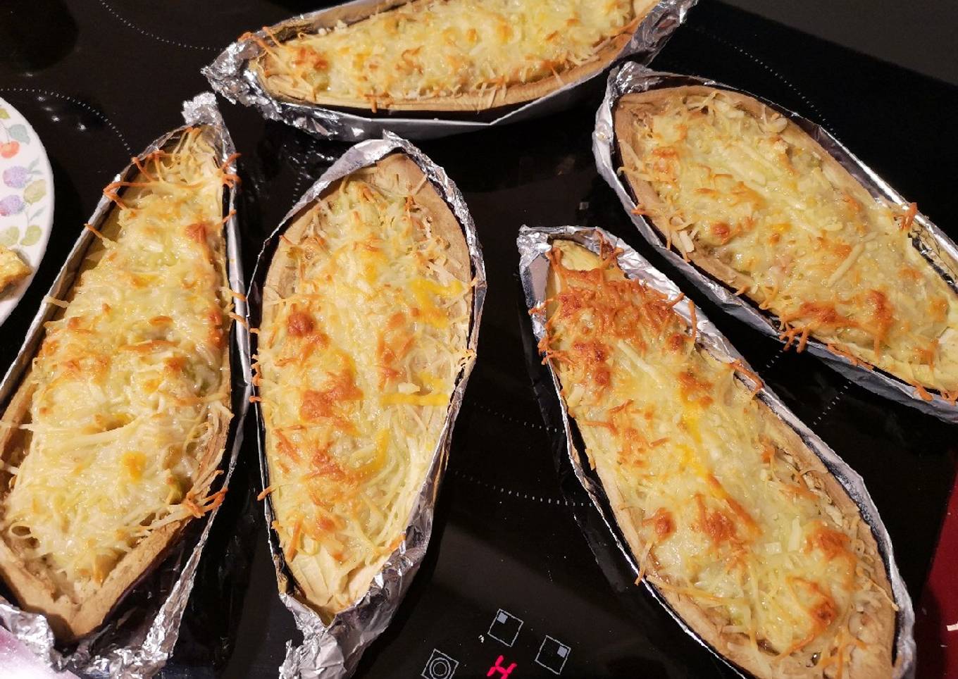Berenjenas rellenas verdura