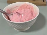 Gelado de morango fit