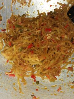 Foto resep Tumis pepaya muda pedas