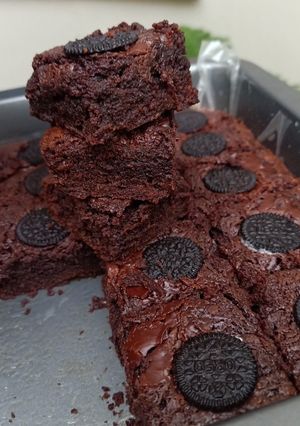 A picture of Nutella Swirl Fudge Brownie 🤎🤎.