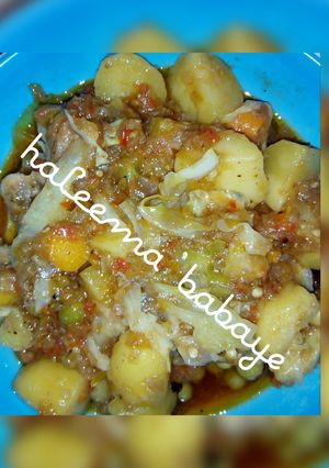 A picture of Patato sauces.