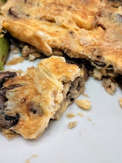Una foto de Tortilla de champiñones