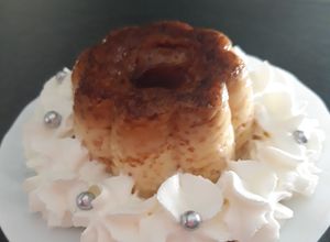 Foto principal de Flan de huevo y vainilla en microondas