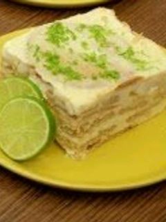 Una foto de Postre de limón