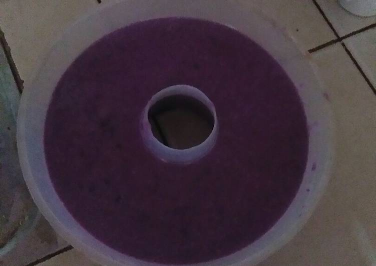 Agar agar ubi ungu