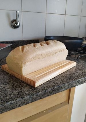 Una foto de Pan de molde casero