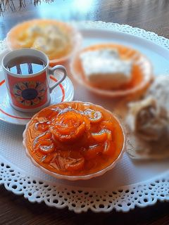 عکسی از دستور مربای پوست پرتقال🍊