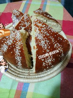صورة لوصفة خبز الدار القطني 🍞🥖