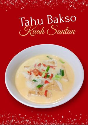 Foto resep 10. Tahu Bakso Kuah Santan