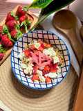 Ensalada de lentejas con arroz y fresas