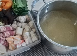 Foto resep Steamboat kuah kaldu ayam