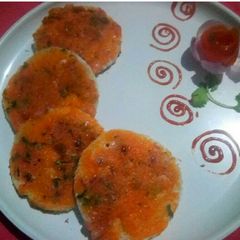 A picture of Semolina open sandwich.