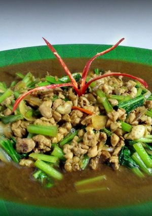 Foto resep Cah Sawi Ayam