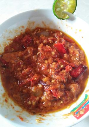 Foto resep Sambal tomat pecel lele lamongan