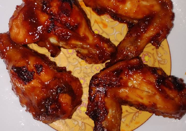 Cara Menghidangkan 114. Chicken Wings Sweet &amp; Spicy Anti Gagal!