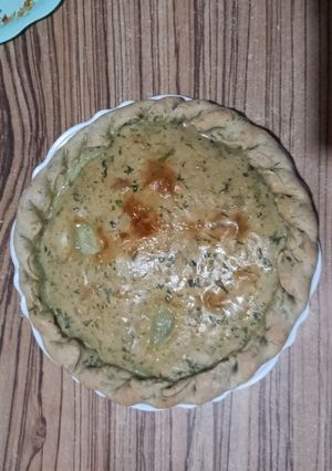 Una foto de Tarta de espinaca o acelga