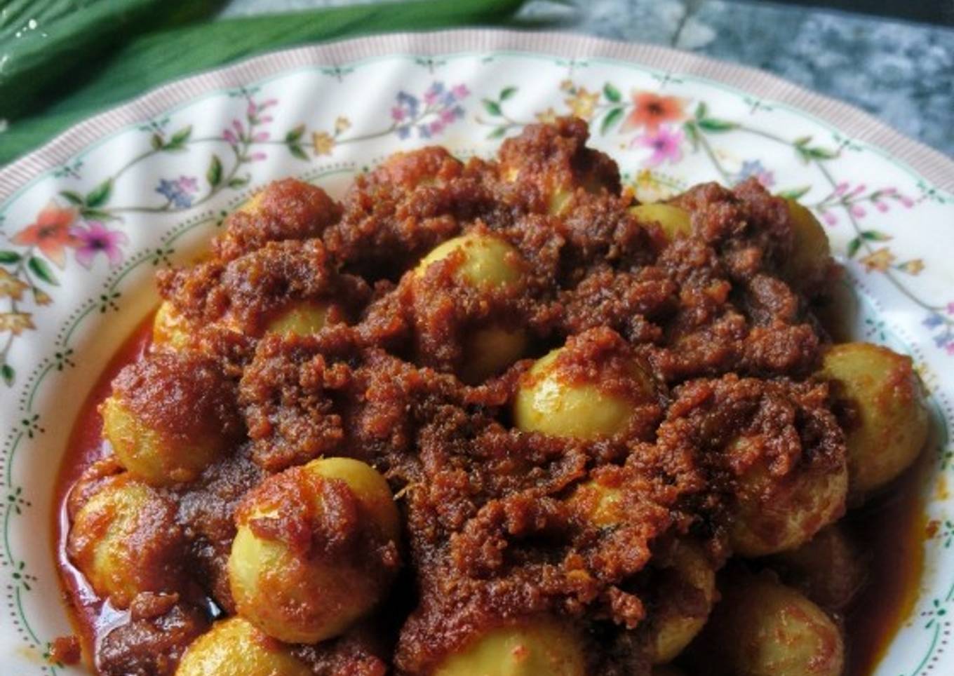 Rendang Telur Puyuh