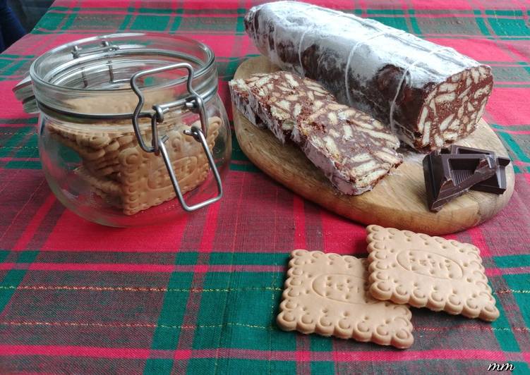 Salame di cioccolato natalizio!🎄