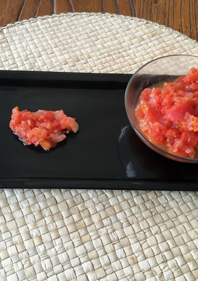 Una foto de Tomate concassé