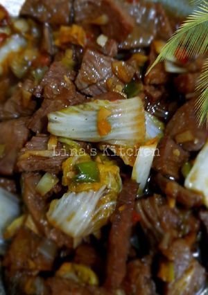 Foto resep Tumis Daging Sawi Putih